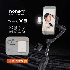 V3 3-Axis AI Face Tracking Cell phone Stabilizer for Smartphone