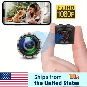 Nanny Cam Full HD with Night Vision Motion Activation